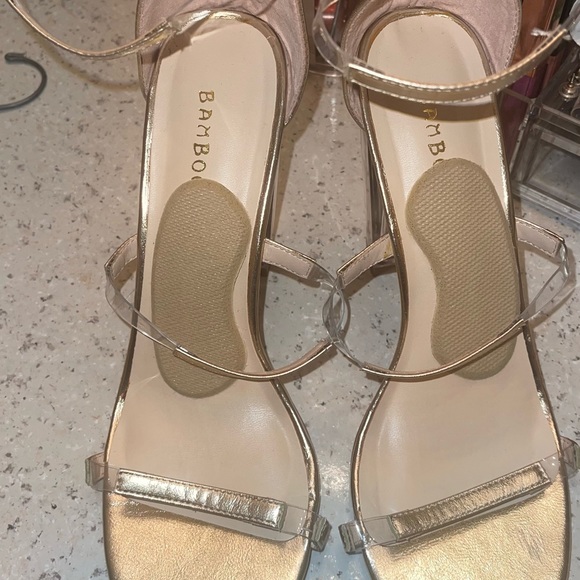 Clear Chunky Heels - Picture 2 of 6